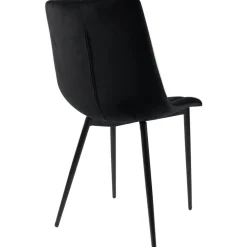 Stol i svart sammet - Kayla + Möbeltassar