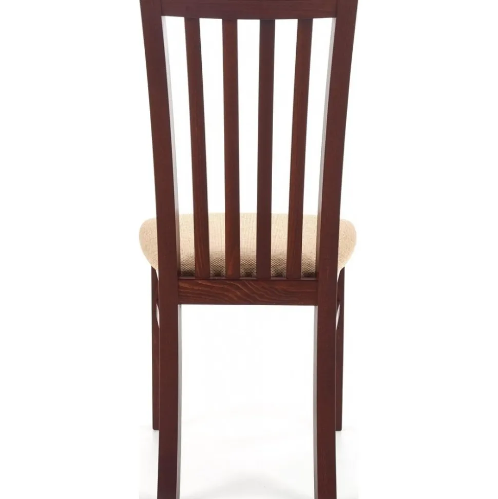 Stol i valnöt / Beige sits