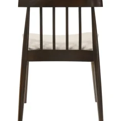 Stol i valnöt med grå sits - Florence + Textilrengöring för möbler