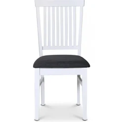 Stol med grå tygsits - Fårö + Textilrengöring för möbler