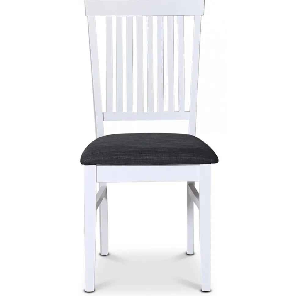 Stol med grå tygsits - Fårö + Textilrengöring för möbler