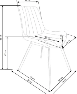 Stol Myron - Grå vintage + Textilrengöring för möbler