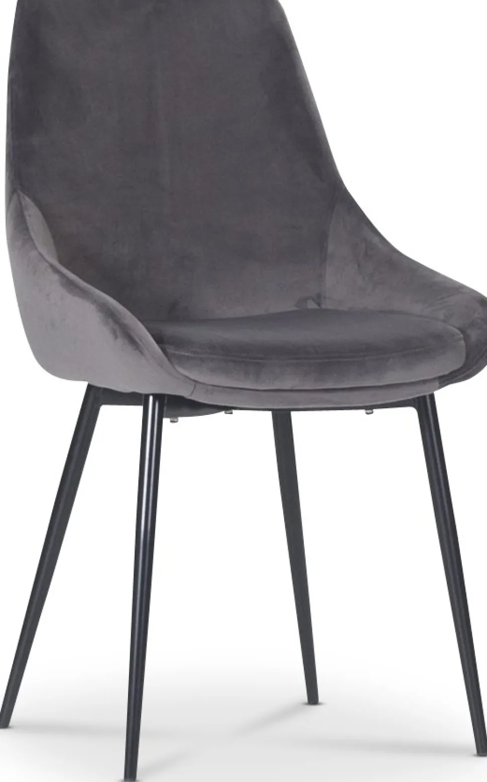 Stol Theo i grå sammet + Möbeltassar