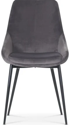 Stol Theo i grå sammet + Möbeltassar