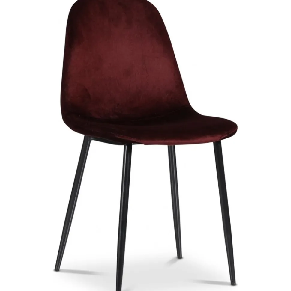 Stol vinröd sammet - Carisma