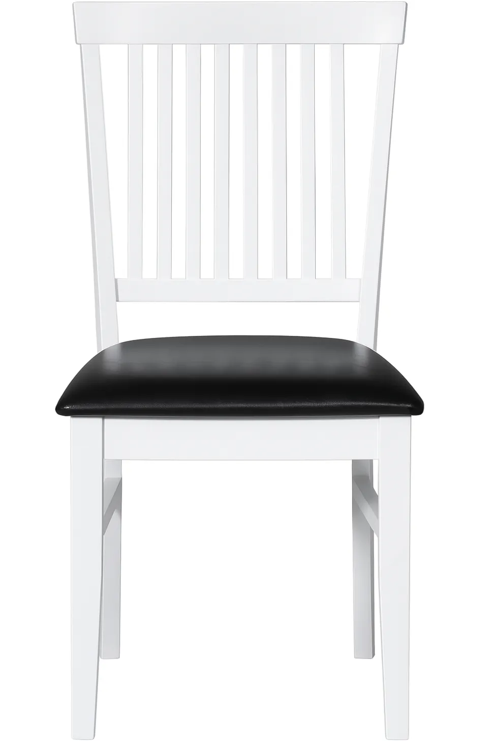 Stol vit med svart sits - Fårö + Fläckborttagare för möbler