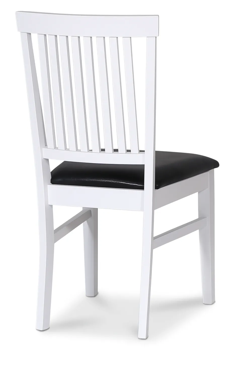 Stol vit med svart sits - Fårö + Fläckborttagare för möbler