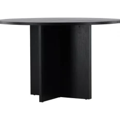 Strada matbord 120-170 x 120 cm - Svart