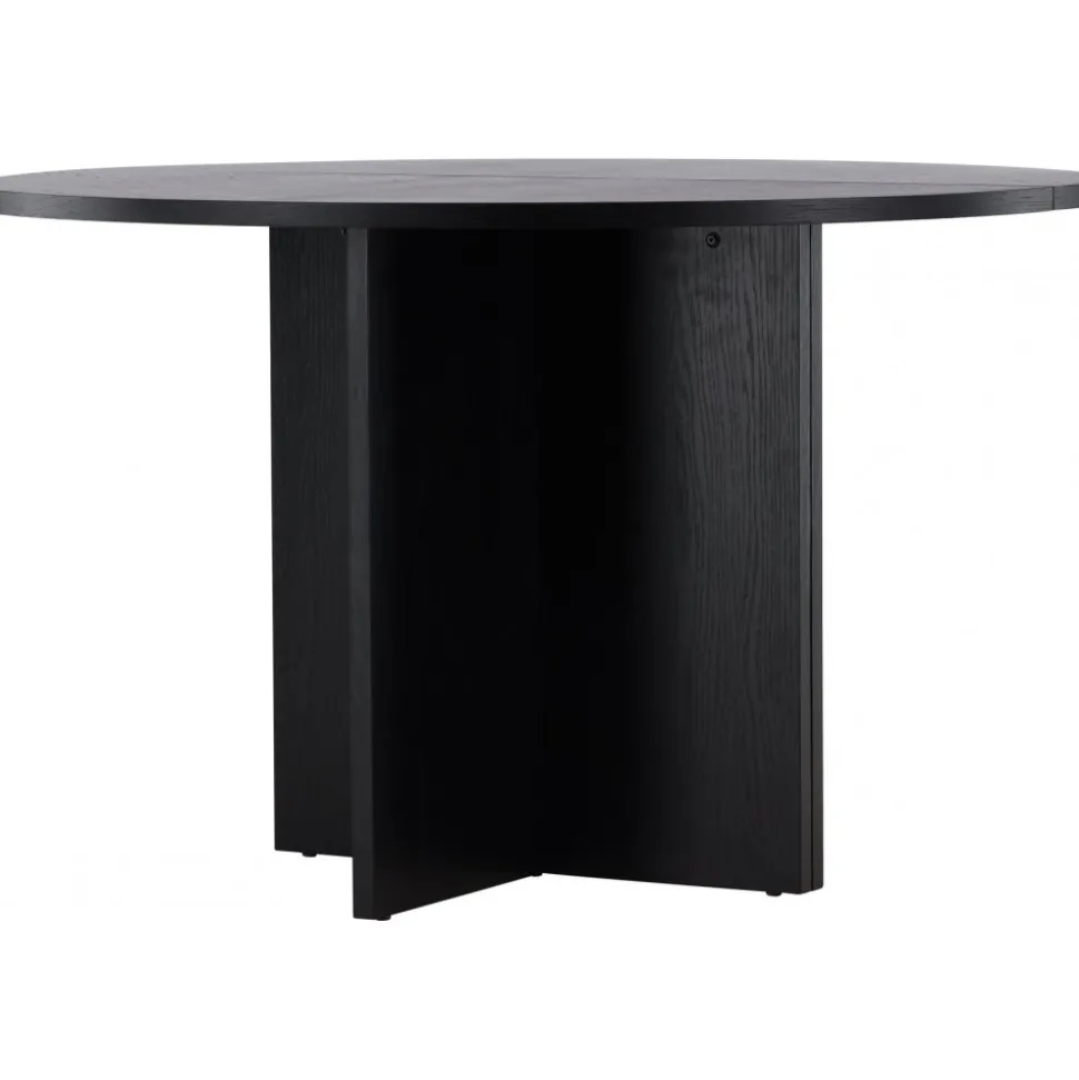 Strada matbord 120-170 x 120 cm - Svart