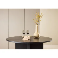 Strada matbord 120-170 x 120 cm - Svart