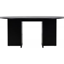 Strada matbord 120-170 x 120 cm - Svart