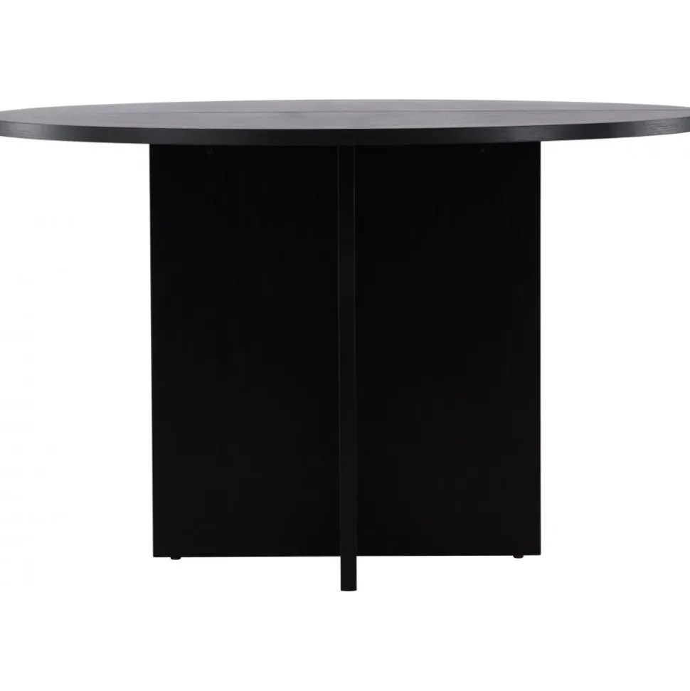 Strada matbord 120-170 x 120 cm - Svart