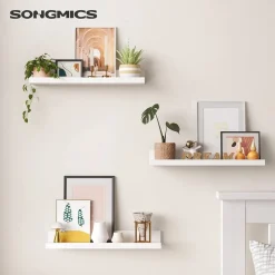 Suwon vägghylla 38 cm, 3-pack - Vit