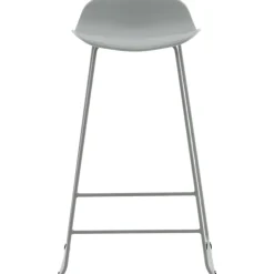 Svall barstol - Grå plast