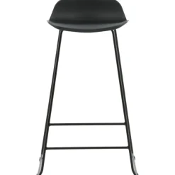 Svall barstol - Svart plast