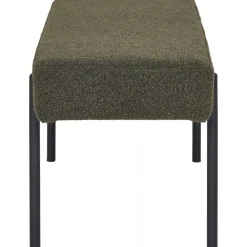 Swindon sittbänk - Mörkgrön bouclé