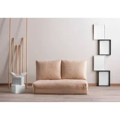 Taida 2-sits bäddsoffa - Gräddvit