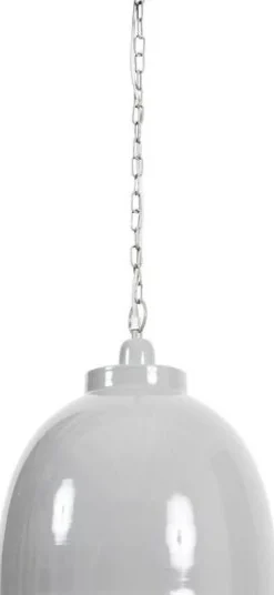 Taklampa Ø30 grålackad metall