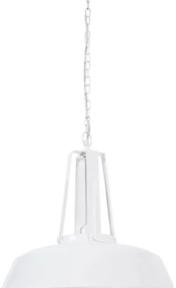 Taklampa Ø42 vitlackad metall