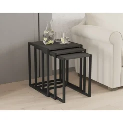 Tali satsbord 34/39/44 x 45 cm - Svart/antracit