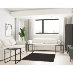 Tali satsbord 34/39/44 x 45 cm - Svart/antracit