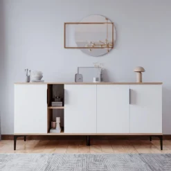 Tarz skänk - Ek/vit