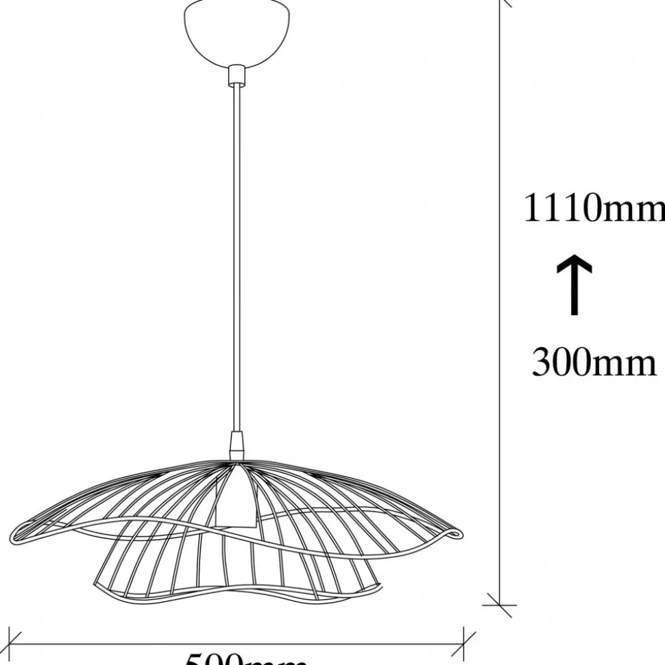 Tell taklampa 6503 - Vintage