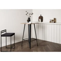 Tempe barbord 60 x 60 cm - Valnöt