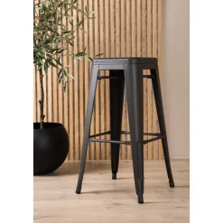 Tempe barstol - Mörkgrå