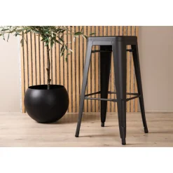 Tempe barstol - Mörkgrå