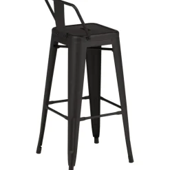 Tempe Flat barstol - Svart