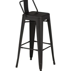 Tempe Flat barstol - Svart