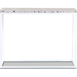 Terrazzo konsolbord 100 x 35 cm - Cosmos Terrazzo & vitt underrede