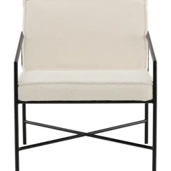 Tetra fåtölj - Vit teddy