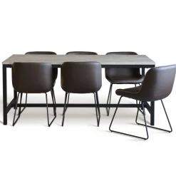 Texas matbord whitewash 180 x 90 cm