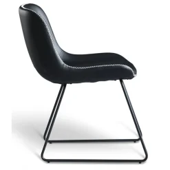 Texas matgrupp med 8 st Texas matstolar Svart PU + Texas matbord betong 200 cm + 5.00 x Möbeltassar