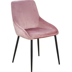 Theo stol i rosa sammet