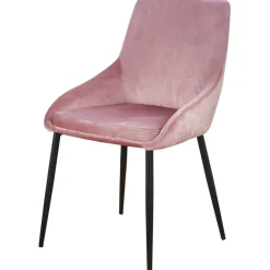 Theo stol i rosa sammet