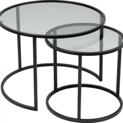 Tokyo soffbordsetØ42/60 cm - Svart