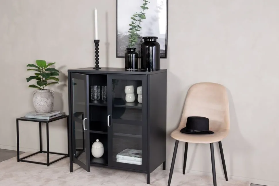 Torpa skåp lågt - Svart