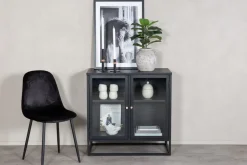 Torsnäs skåp med dörrar - Svart