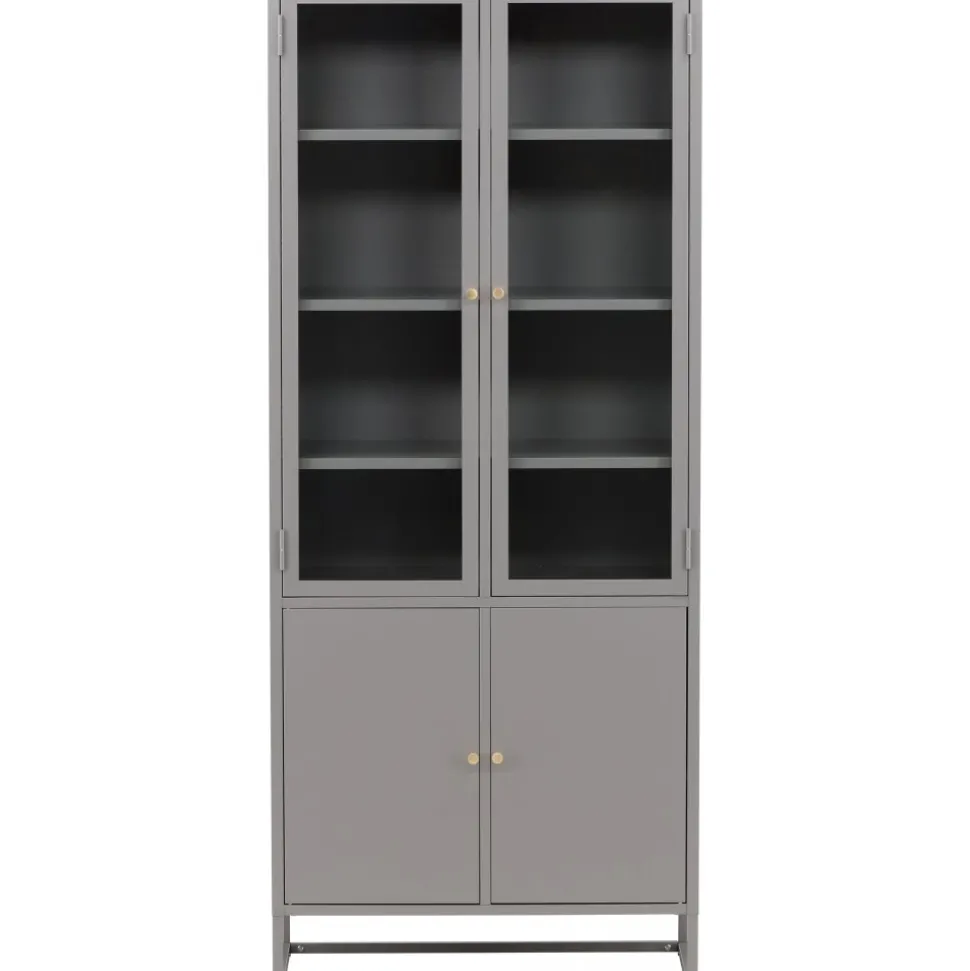 Torsnäs vitrinskåp - Ljusgrå