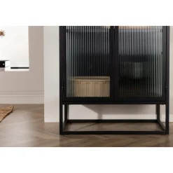 Torso vitrinskåp - Svart