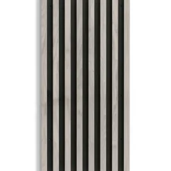 Toulon väggpanel - Svart/whitewash