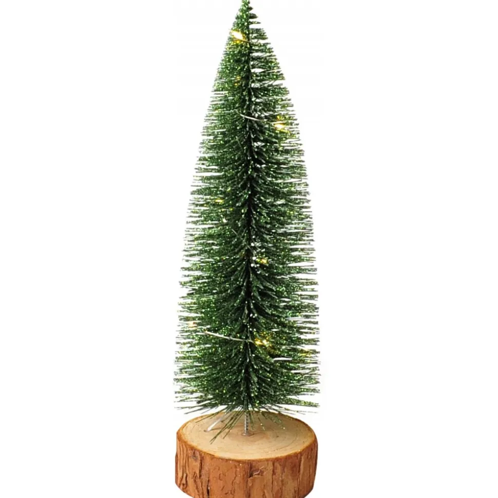 Trafalgar dekorträd med LED-ljus - Grön