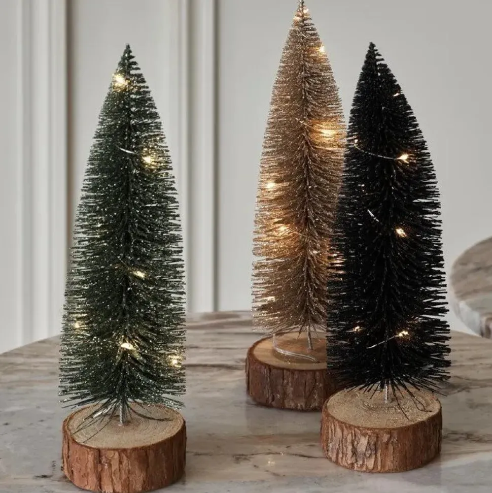 Trafalgar dekorträd med LED-ljus - Grön