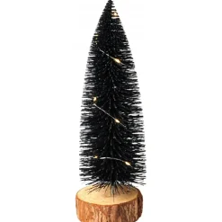 Trafalgar dekorträd med LED-ljus - Svart