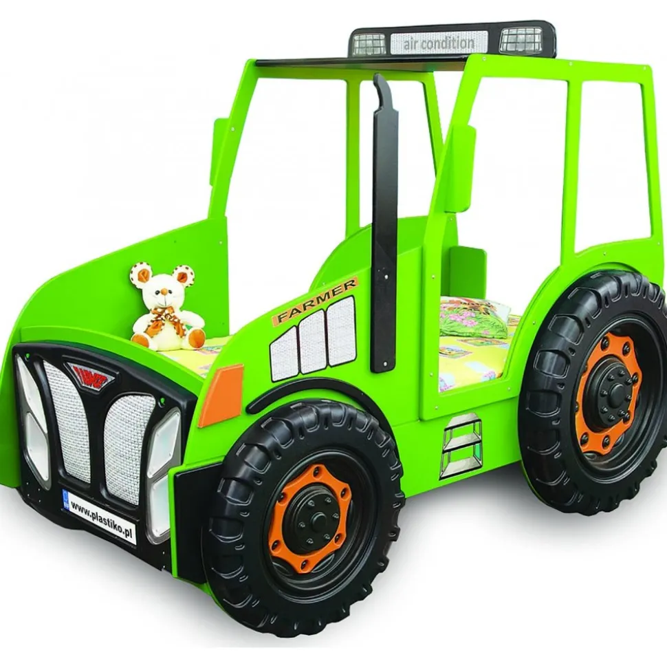 Traktor barnsäng - Blå eller Grön