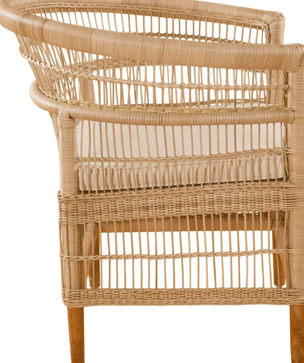 Tranum fåtölj i rotting - Natur + Textilrengöring för möbler