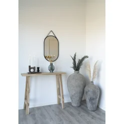 Trapani spegel - Svart + Glas och Kristallrengöring